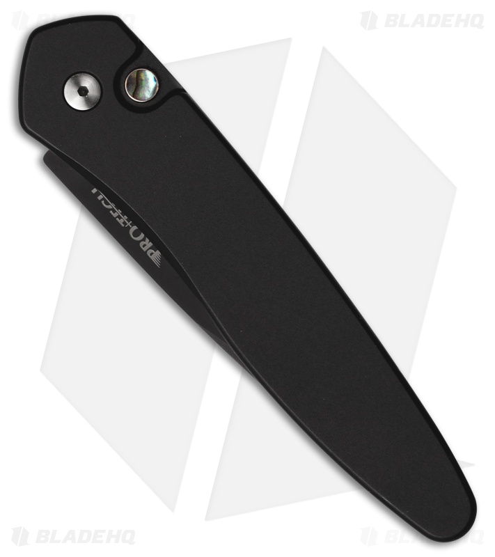 Pro-Tech Newport Automatic Knife Black Al (3" DLC) BSW26.Newport.1