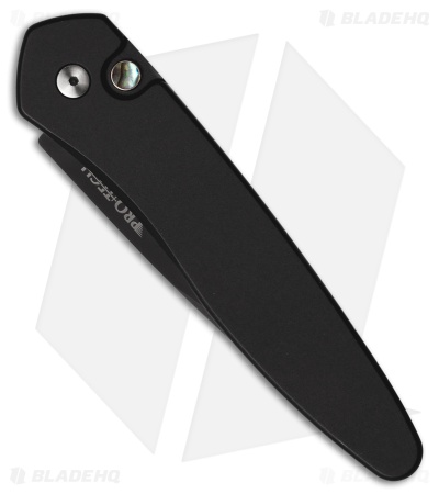 Pro-Tech Newport Automatic Knife Black Al (3" DLC) BSW26.Newport.1