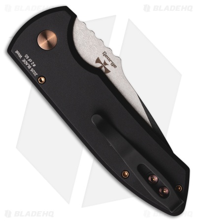 Pro-Tech SBR Automatic Knife Black Aluminum (2.6" Stonewashed/Satin)