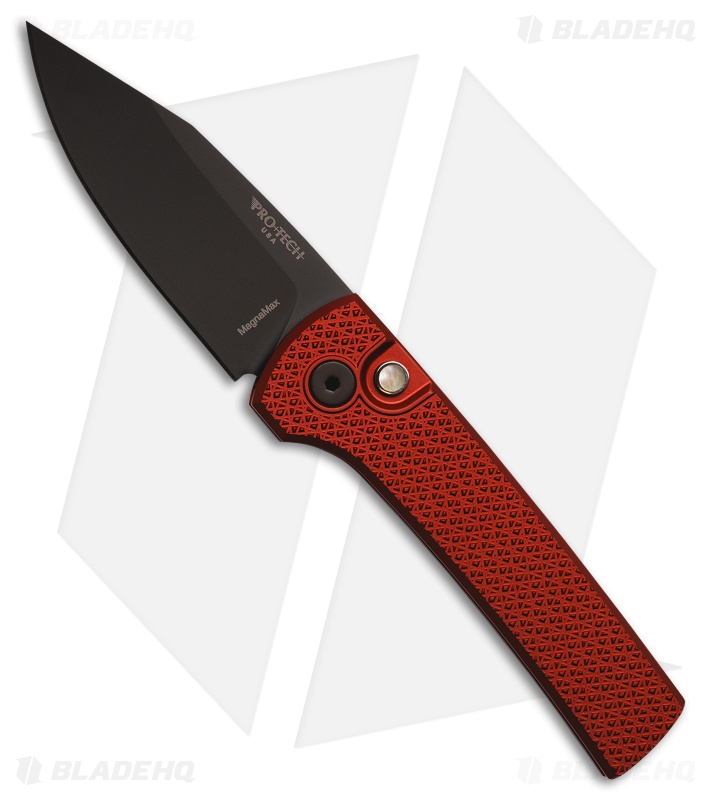 Pro-Tech Chaves Scapegoat Compact Auto Knife Carbide Red Al (3.2" DLC MagnaMax)