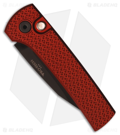 Pro-Tech Chaves Scapegoat Compact Auto Knife Carbide Red Al (3.2" DLC MagnaMax)