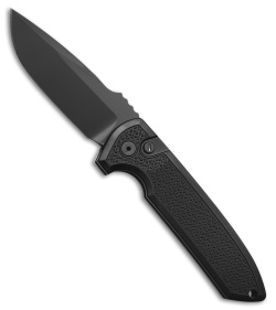Pro-Tech Pro-Tech Rockeye Automatic Knife Operator Carbide Black Al (3.4" DLC) - $360.00 at Blade HQ