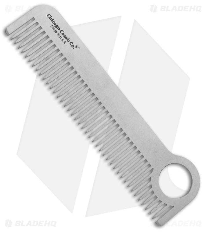 Chicago Comb Co. Model 1 Stainless Steel Comb - Classic