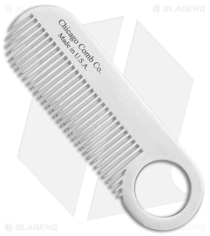 Chicago Comb Co. Model 2 Stainless Steel Comb - Classic