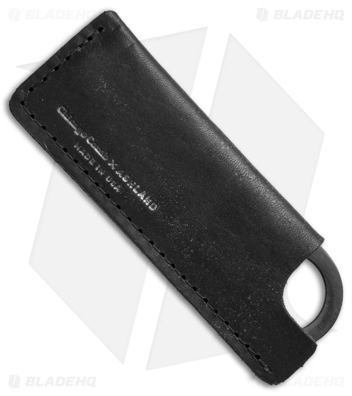 Chicago Comb Co. Small Horween Leather Comb Sheath - Dublin Black