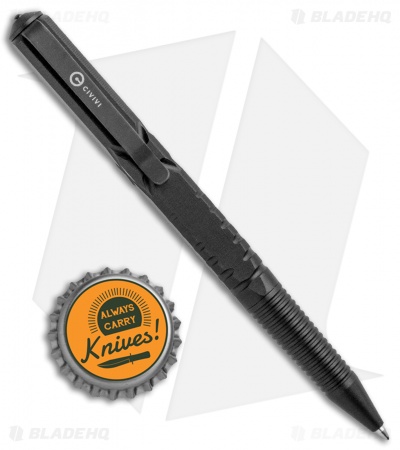 CIVIVI C-Quill Bolt-Action Defense Pen Black Aluminum CP-01B