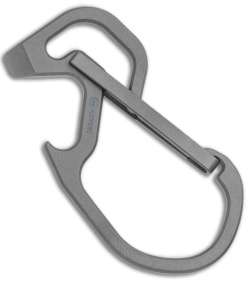 CIVIVI Click Gray Titanium Carabiner Keychain Multi-Tool