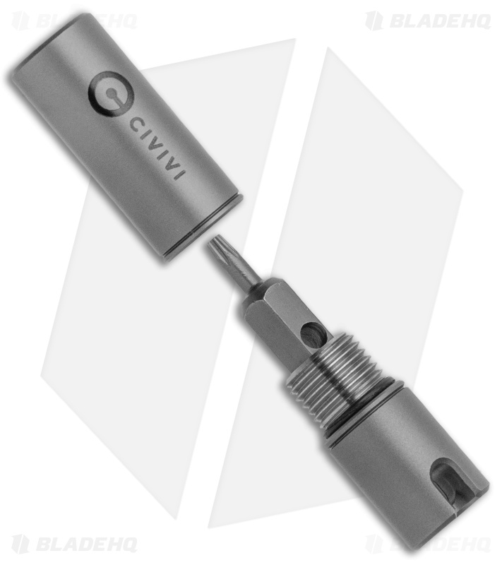CIVIVI Key Bit Torx Screwdriver Tool Set Gray Titanium (1.69")