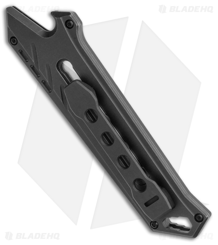 CIVIVI Mandate Black Titanium Utility Knife (9Cr18MoV + Damascus)
