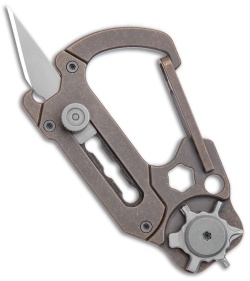 CIVIVI Polymorph Carabiner Multi-Tool Bronze Titanium (2.8")