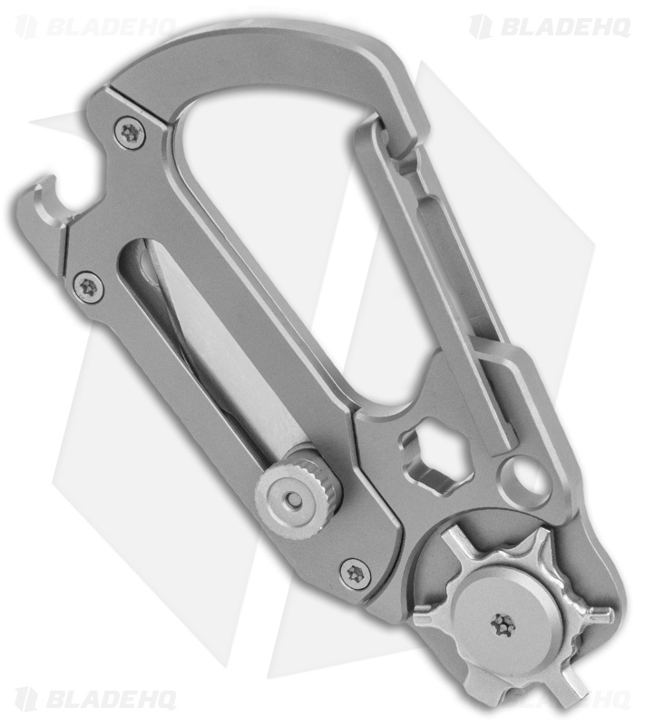 CIVIVI Polymorph Carabiner Multi-Tool Gray Titanium (2.8")
