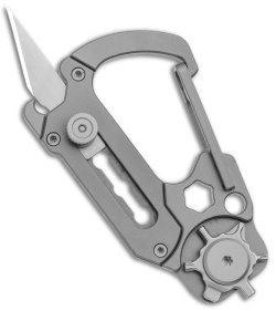 CIVIVI Polymorph Carabiner Multi-Tool Gray Titanium (2.8")