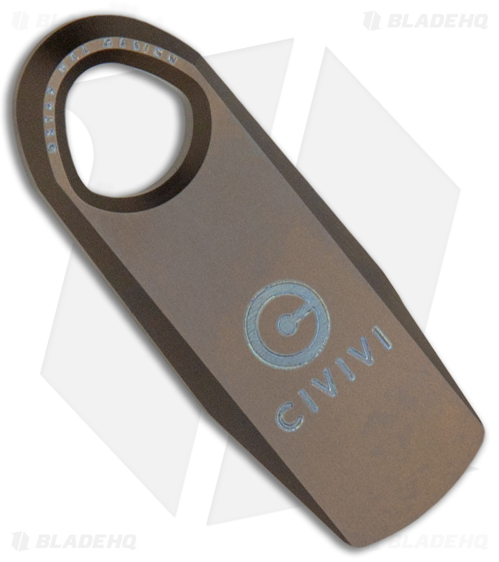 CIVIVI Ti-Bar Pry Bar Champagne Titanium (1.7" Satin) C21030-3