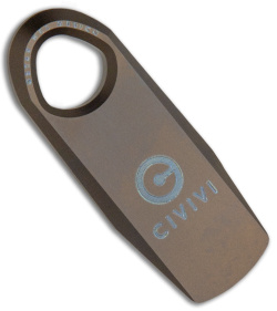 CIVIVI Ti-Bar Pry Bar Champagne Titanium (1.7" Satin) C21030-3