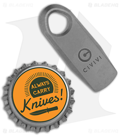 CIVIVI Ti-Bar Pry Bar Gray Titanium (1.7" Satin) C21030-1