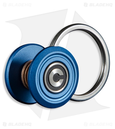 CIVIVI Key Coin Pocket Key Organizer Blue Aluminum (1" Plain Key Ring)