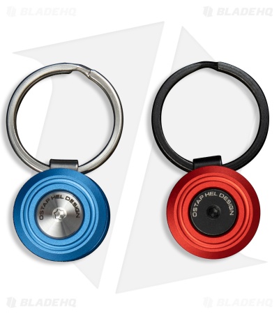 CIVIVI Key Coin Pocket Key Organizer Set Red + Blue Aluminum (1" Key Ring)