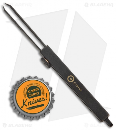 CIVIVI Bob Terzuola Tac-N-Tweeze Black/Brass (2" Black) WE-19062B