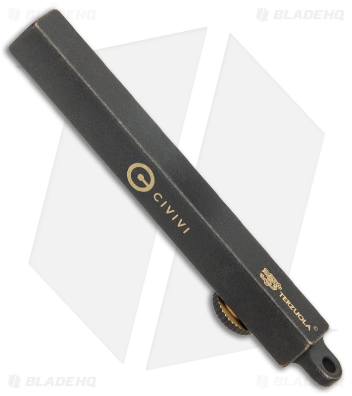 CIVIVI Bob Terzuola Tac-N-Tweeze Black/Brass (2" Black) WE-19062B