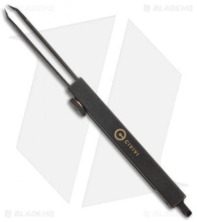 CIVIVI Bob Terzuola Tac-N-Tweeze Black/Brass (2" Black) WE-19062B