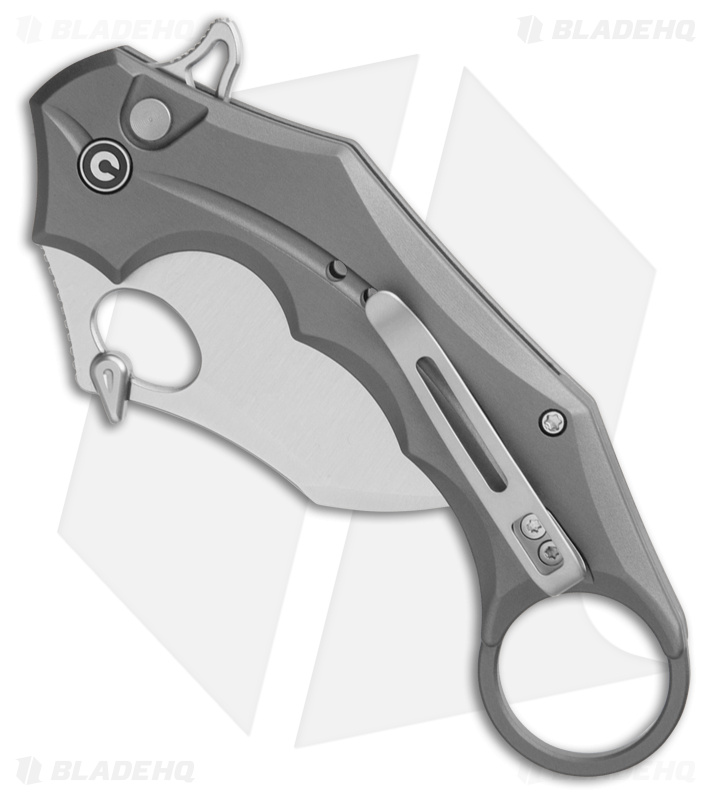 CIVIVI Incisor II Karambit Knife Gray (Satin) - Blade HQ