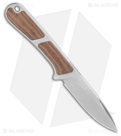 CIVIVI Mini Elementum Fixed Blade Knife Brown Micarta (2.24" Satin) C23010-2