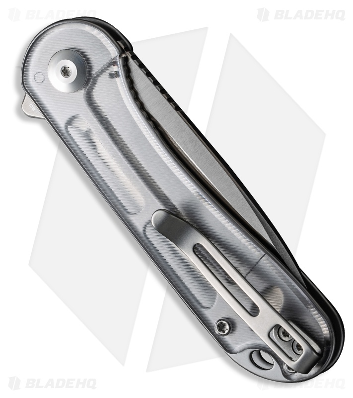 CIVIVI Elementum Liner Lock Knife Polished/Clear Lexan (2.96" Satin) C907A-7
