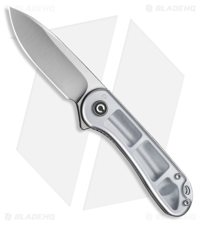 CIVIVI Elementum Liner Lock Knife Polished/Clear Lexan (2.96" Satin) C907A-7