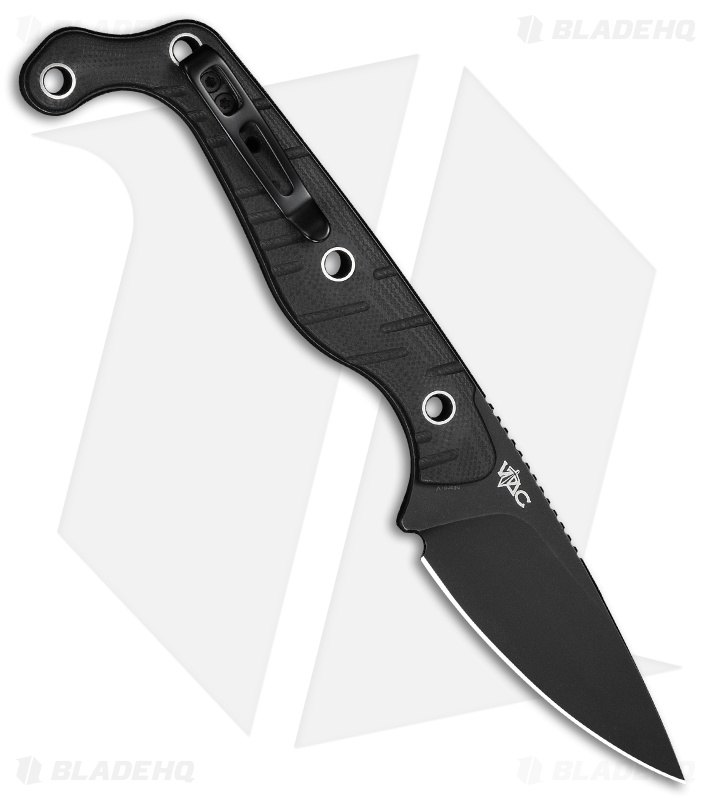 CIVIVI SOKN Fixed Blade Knife Black G-10 (2.8" Black Stonewash Nitro-V)