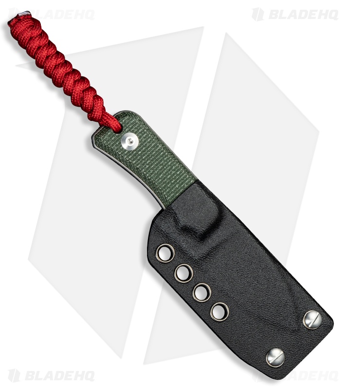 CIVIVI Baby Banter Fixed Blade Knife Green Canvas Micarta (2.4" SW) C23045-2