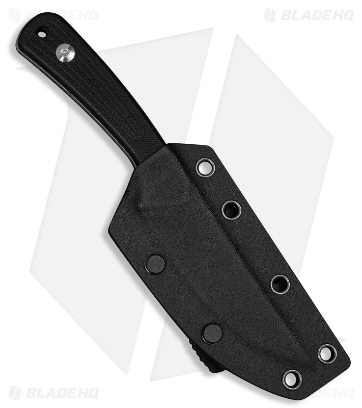 CIVIVI Carveth Fixed Blade Knife Black G-10 (3.6" SW AEB-L)
