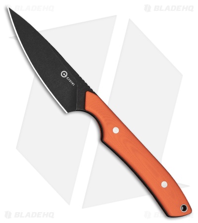 CIVIVI High Grass Field Knife Orange G-10 (2.9" Black SW 14C28N)