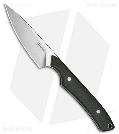 CIVIVI High Grass Field Knife Green Canvas Micarta (2.9" Satin 14C28N)