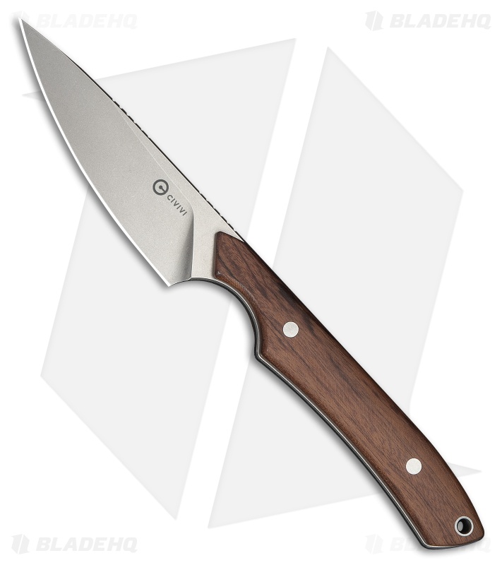 CIVIVI High Grass Field Knife Guibourtia Wood (2.9" Stonewash 14C28N)