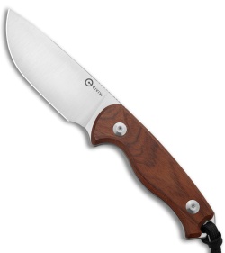 CIVIVI Timberbark Fixed Blade Knife Guibourtia Wood (3.2&quot; Satin) | 214707