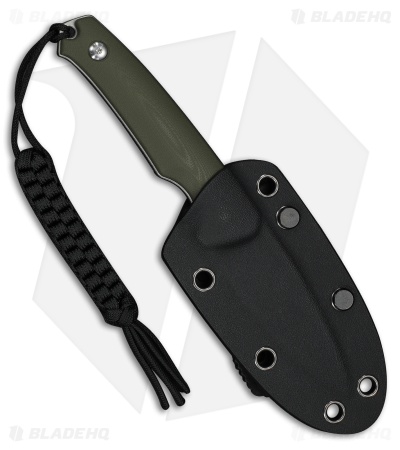 CIVIVI Altus Fixed Blade Knife OD Green G-10 (3" Stonewash)