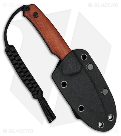 CIVIVI Altus Fixed Blade Knife Guibourtia Wood (3" Black SW)