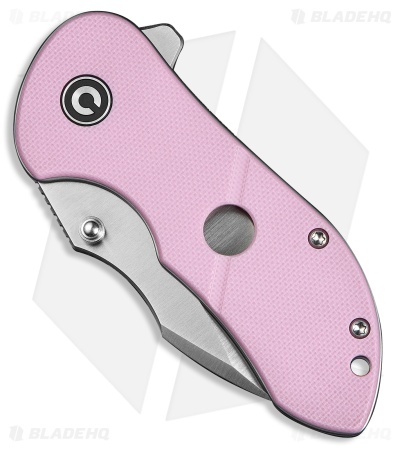 CIVIVI Gordo Liner Lock Knife Powder Pink G-10 (2.5" Satin D2)