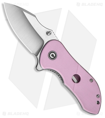 CIVIVI Gordo Liner Lock Knife Powder Pink G-10 (2.5" Satin D2)