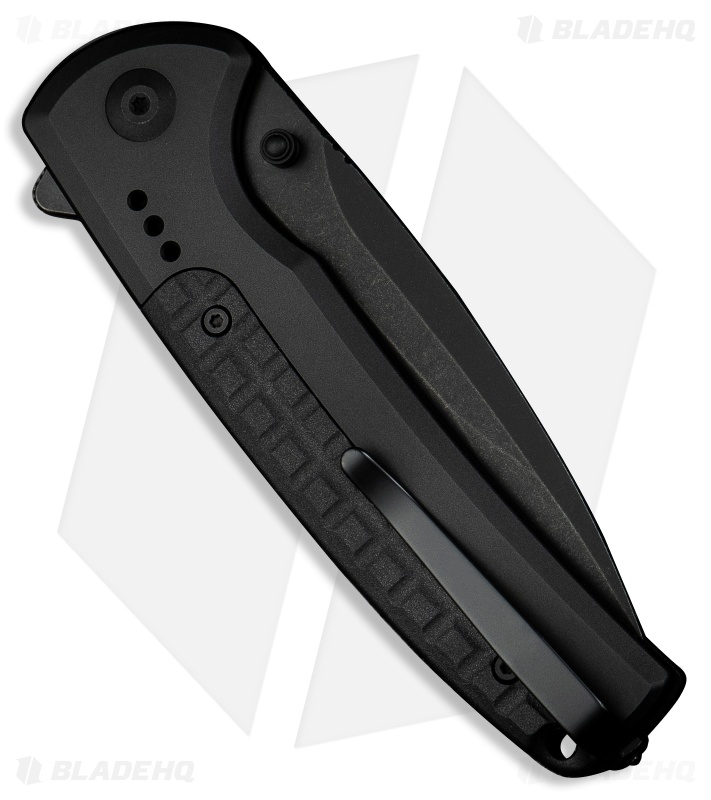 CIVIVI Sentinel Strike II Button Lock Knife Black Aluminum (3.7" Black SW)