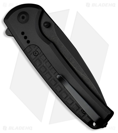 CIVIVI Sentinel Strike II Button Lock Knife Black Aluminum (3.7" Black SW)