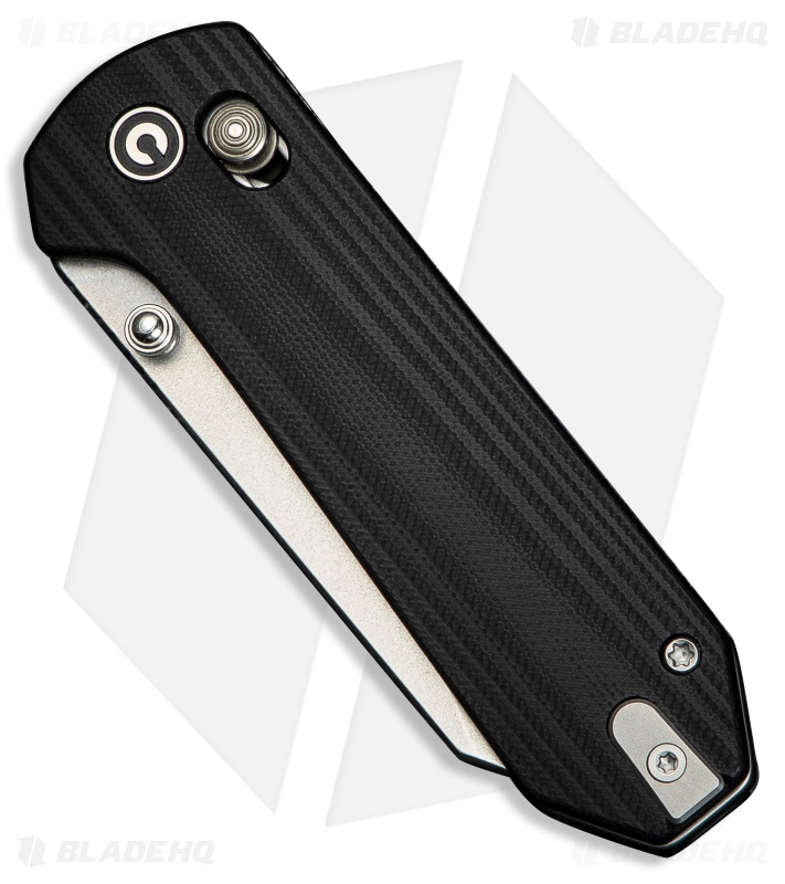 CIVIVI Yonder Crossbar Lock Knife Black G-10 (2.9" Stonewash 14C28N)
