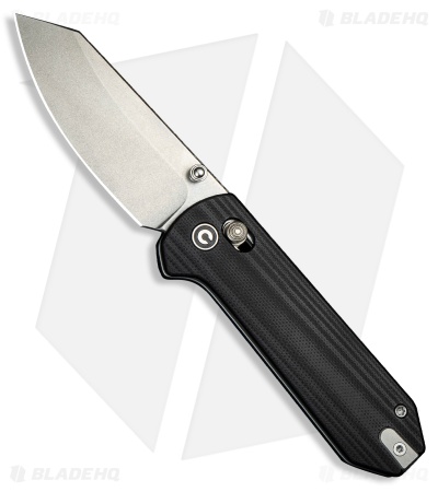 CIVIVI Yonder Crossbar Lock Knife Black G-10 (2.9" Stonewash 14C28N)
