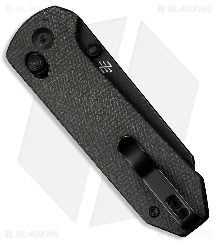 CIVIVI Yonder Crossbar Lock Knife Green Micarta (2.9" Black Stonewash 14C28N)