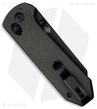CIVIVI Yonder Crossbar Lock Knife Green Micarta (2.9" Black Stonewash 14C28N)