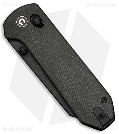 CIVIVI Yonder Crossbar Lock Knife Green Micarta (2.9" Black Stonewash 14C28N)