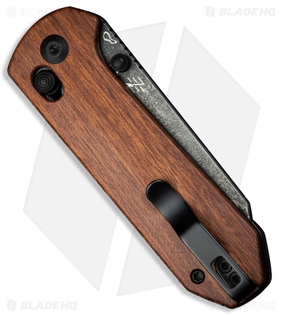 CIVIVI Yonder Crossbar Lock Knife Guibourtia Wood (2.9" Damascus)
