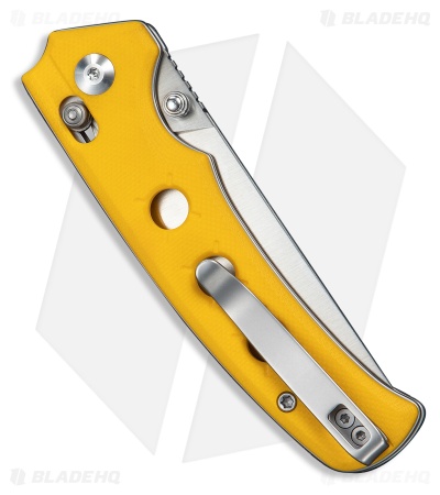 CIVIVI Noctis Crossbar Lock Knife Yellow G-10 (2.98" Satin)