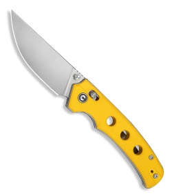 CIVIVI Noctis Crossbar Lock Knife Yellow G-10 (2.98" Satin)