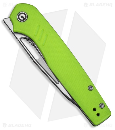 CIVIVI Guile Liner Lock Knife Fluorescent Green G-10 (3.25" Satin)